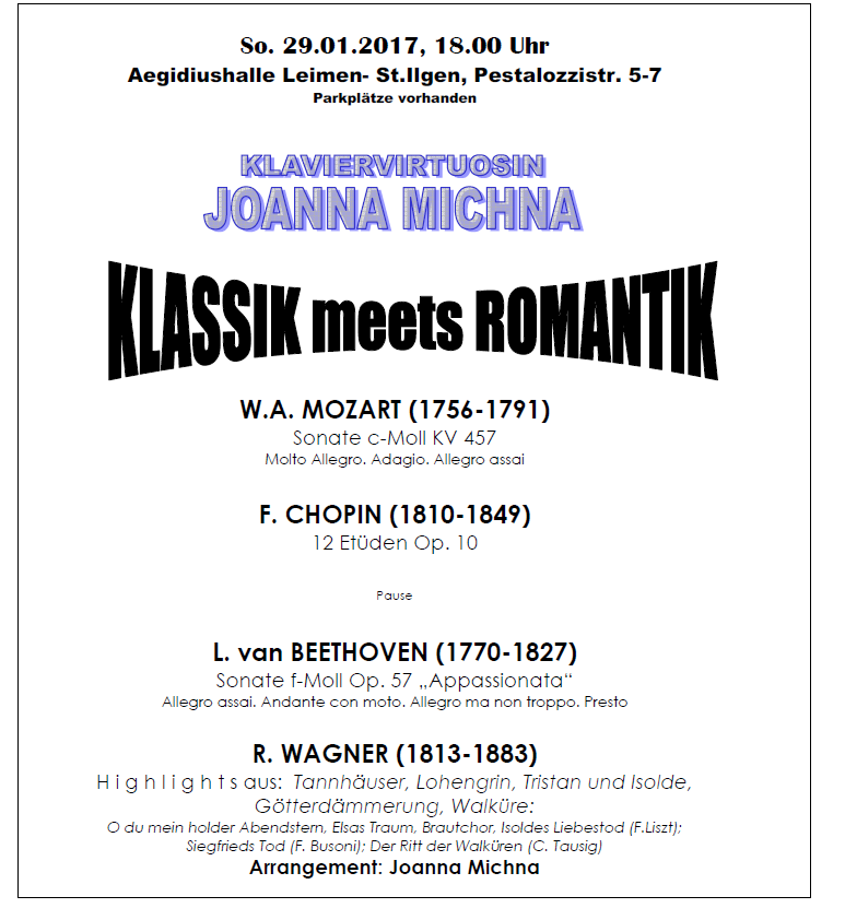 Klaviervirtuosin Joanna Michna