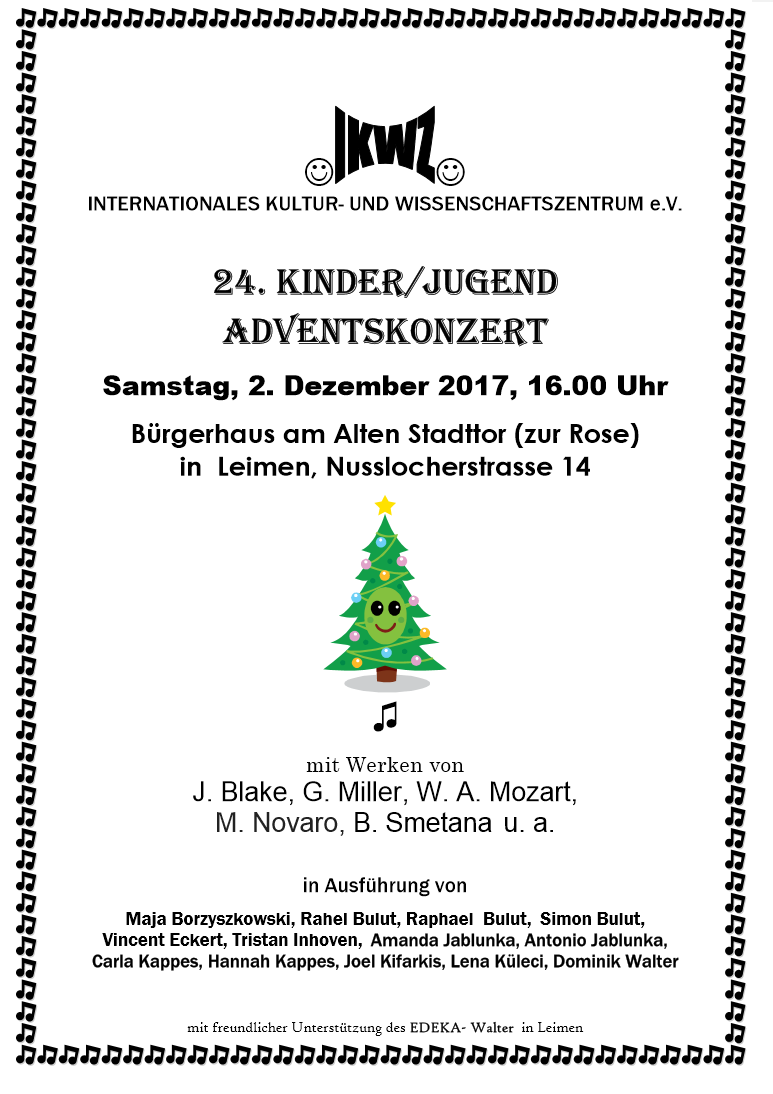 Kinderkonzert Plakat