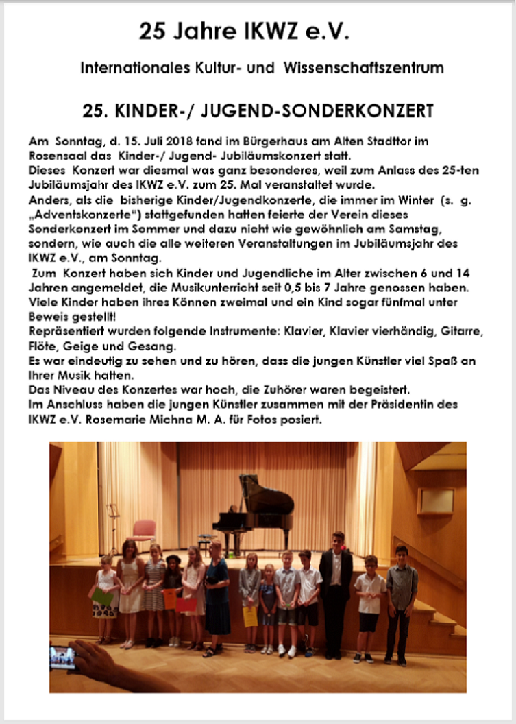 Kinderkonzert