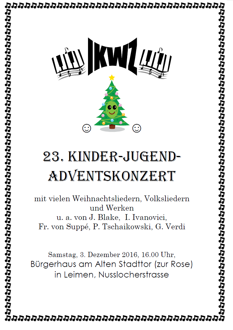 Kinderkonzert Plakat
